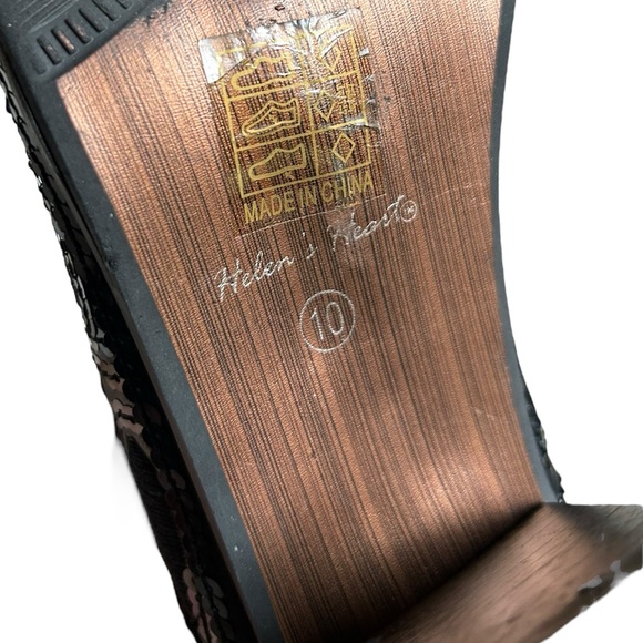 Helens Heart Short Bling & Embroidered boots Size 10 - Picture 11 of 11